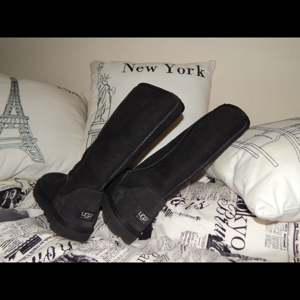 Tall Black Uggs